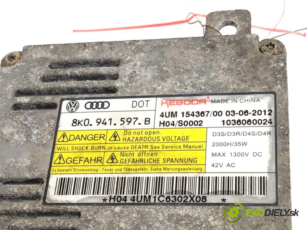 VW PASSAT B7 Kombi 2012 118 kW 1.8 TSI 1798 Menič XENON 8K0941597B (Riadiaca jednotka xenónu)