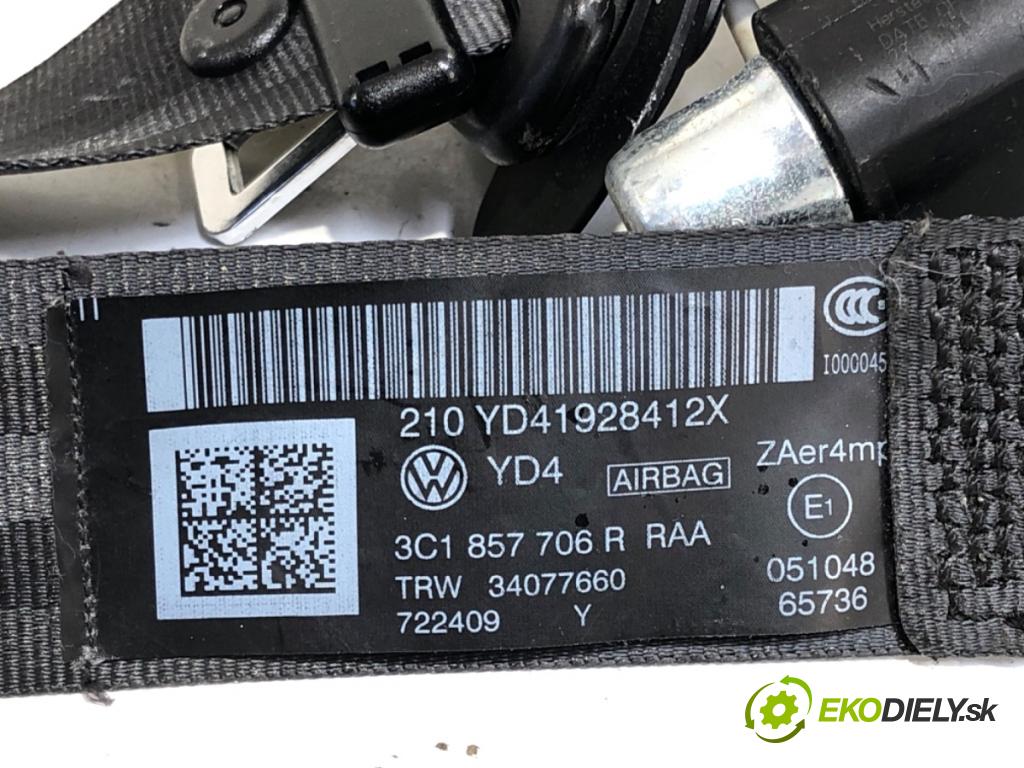 VW PASSAT B7 Kombi 2012 118 kW 1.8 TSI 1798 držák bezpečnost pravý přední část 3C1857706R