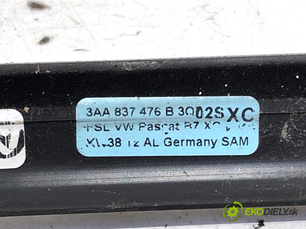 VW PASSAT B7 Kombi 2012 118 kW 1.8 TSI 1798 lišta Sbírání: přední část pravá chróm 3AA837476B