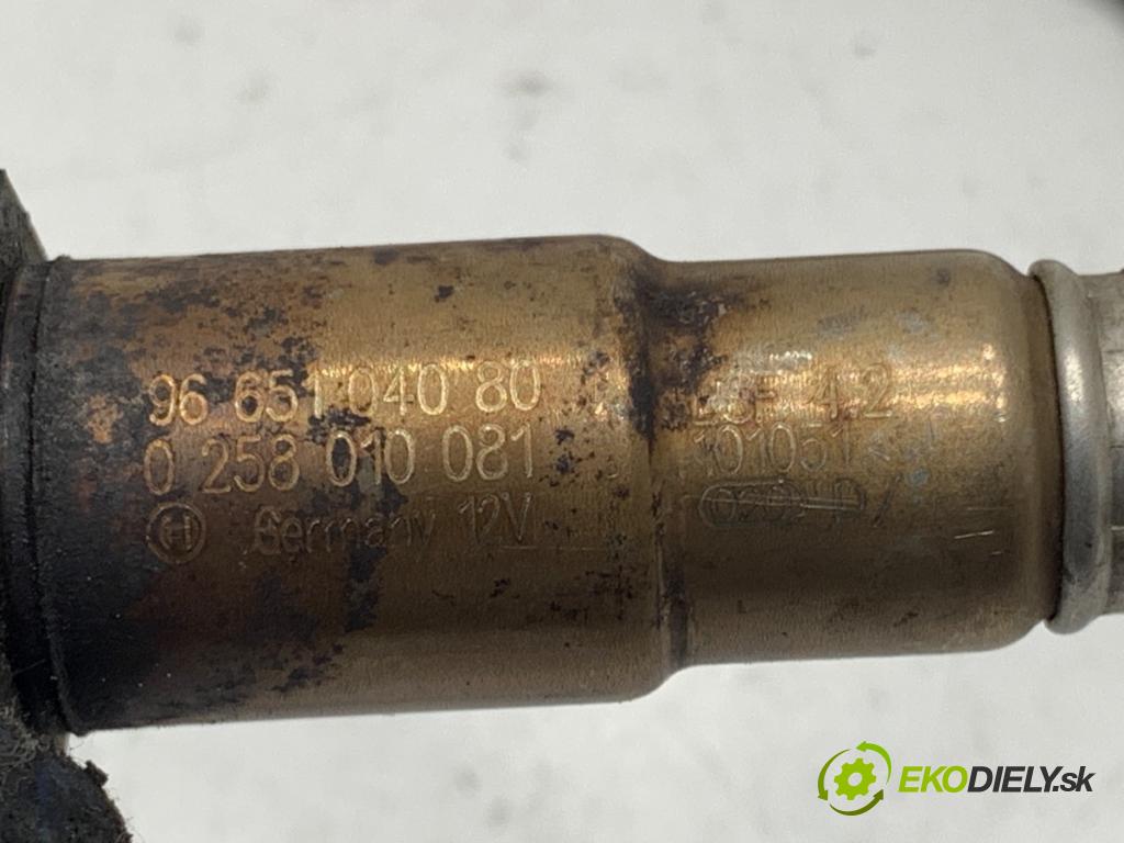 PEUGEOT 508 I sedan 2011 115 kW 1.6 THP 1598 sonda lambda zad 9665104080 (Lambda sonda)