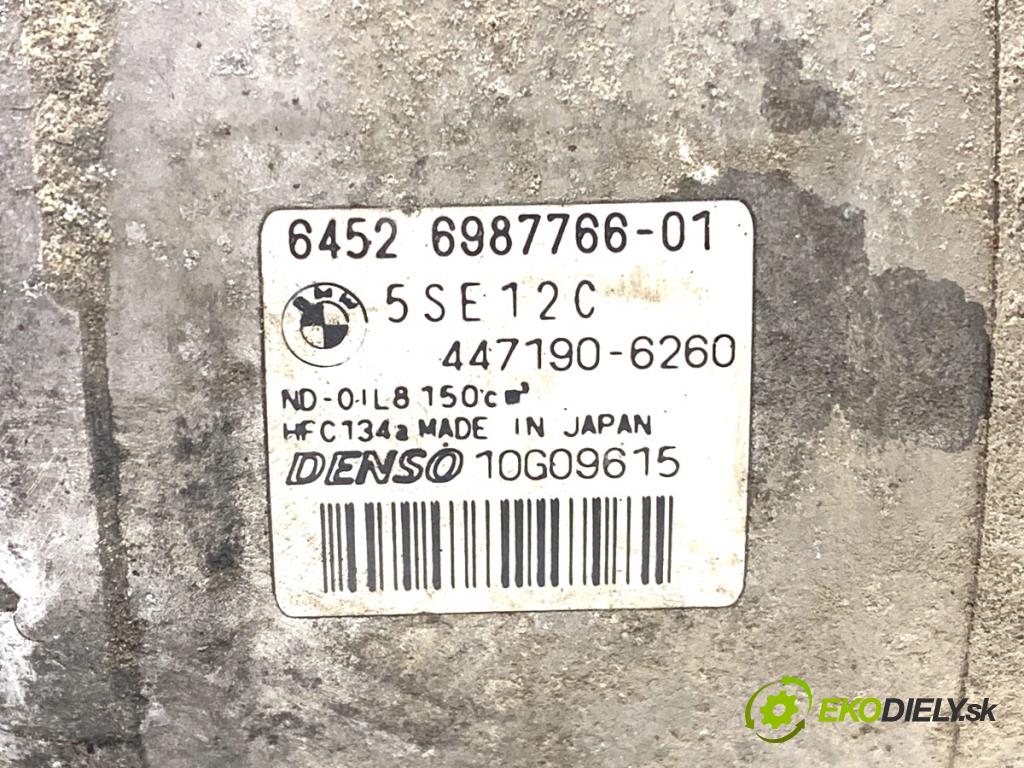 BMW E87 liftback 2006 90 kW 118 d 1995 Kompresor klimatizácie 6987766 (Kompresor klimatizácie)