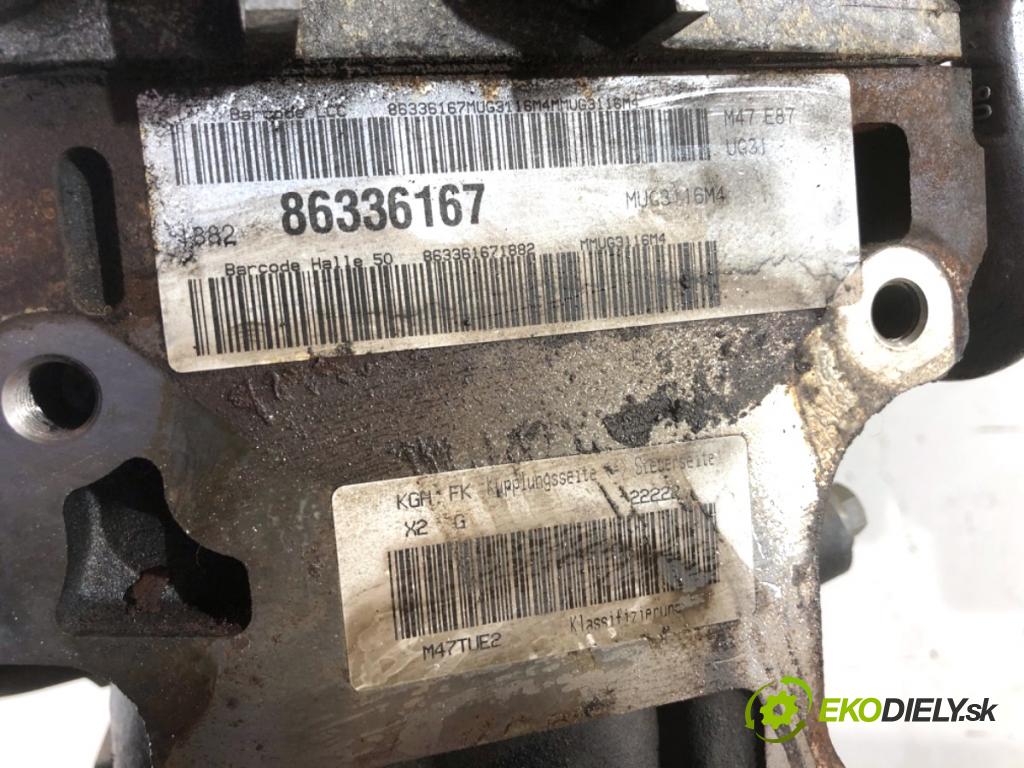 BMW E87 liftback 2006 90 kW 118 d 1995 motor M47D20 (Motor)