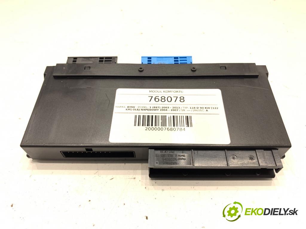 BMW E87 liftback 2006 90 kW 118 d 1995 Modul komfortu 6983305 (Modul komfortu)