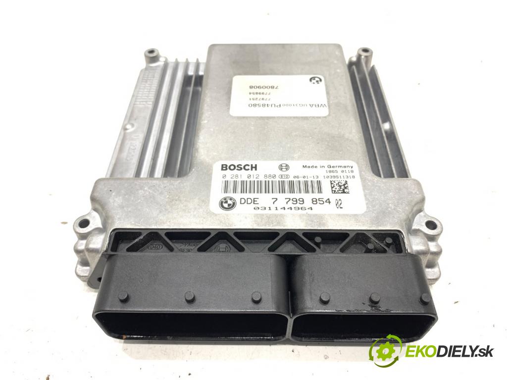 BMW E87 liftback 2006 90 kW 118 d 1995 riadiaca jednotka Motor 7799854 0281012880 (Riadiaca jednotka)
