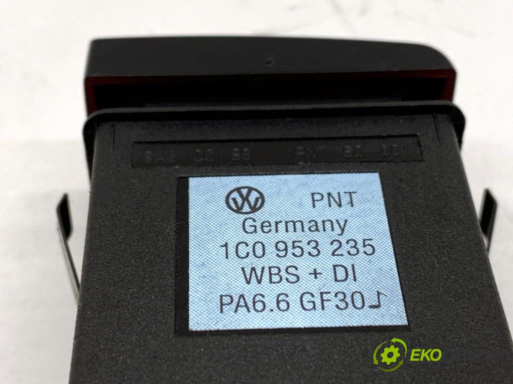 VW NEW BEETLE liftback 1999 85 kW 2.0 1984 Spínač svetiel výstražných (núdzových) 1C0953235 (Prepínacie páčky pod volantom)