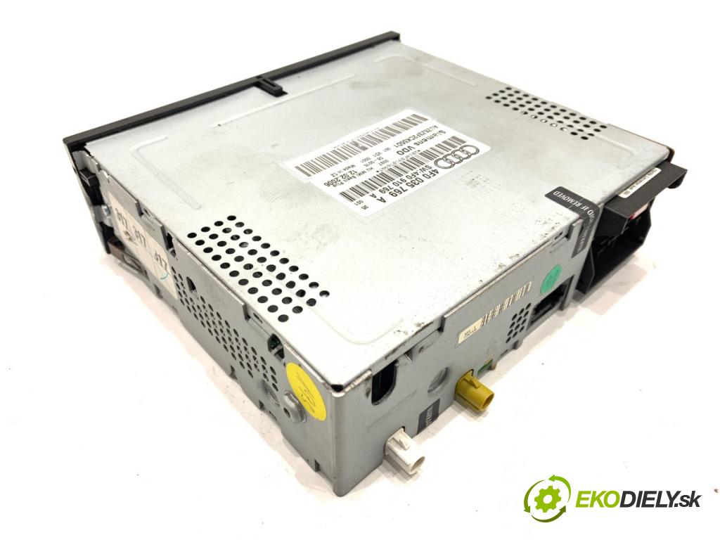 AUDI A6 C6 Kombi 2006 125 kW 2.0 TFSI 1984 RADIO 4F0035769A (Audio zariadenie)