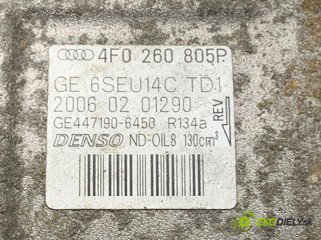 AUDI A6 C6 Kombi 2006 125 kW 2.0 TFSI 1984 Kompresor klimatizácie 4F0260805P (Kompresor klimatizácie)