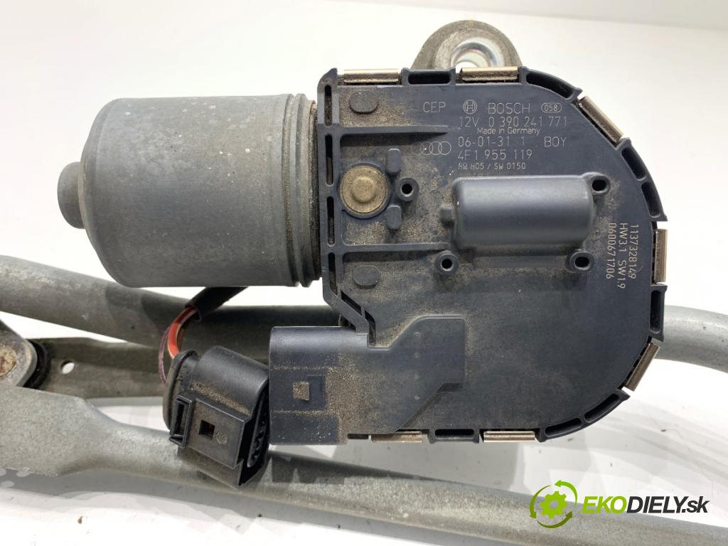 AUDI A6 C6 Kombi 2006 125 kW 2.0 TFSI 1984 Mechanizmus stieračov predný 4F1955023B (Motorček stieračov predný)