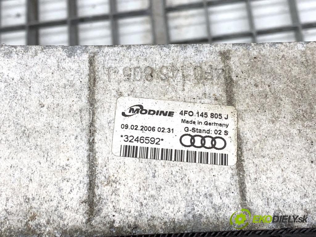 AUDI A6 C6 Kombi 2006 125 kW 2.0 TFSI 1984 intercooler 4F0145805J (Intercooler (chladič nasávaného vzduchu))