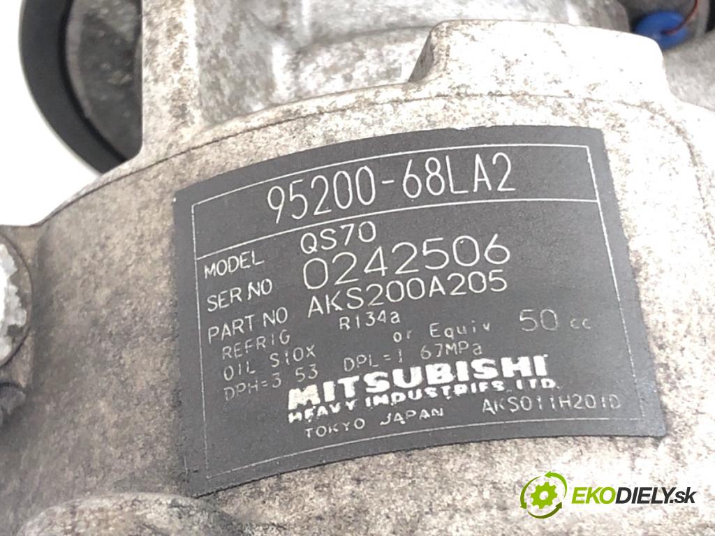 SUZUKI SWIFT IV liftback 2013 69 kW 1.2 (AZH 412) 1242 Kompresor klimatizácie 95200-68LA2 (Kompresor klimatizácie)