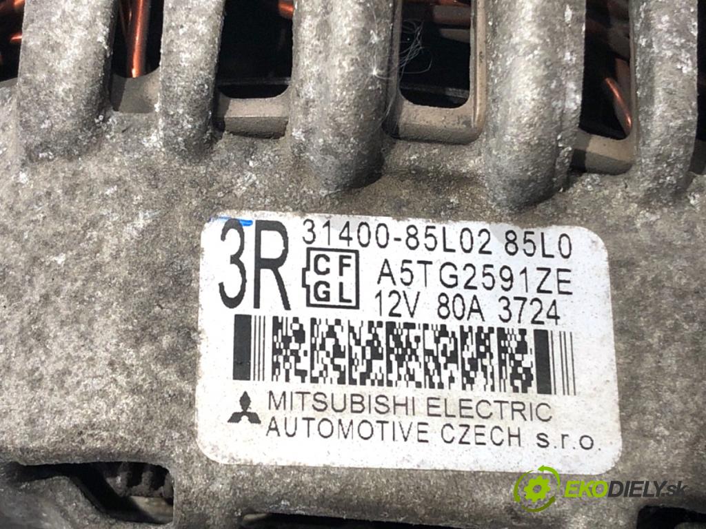 SUZUKI SWIFT IV liftback 2013 69 kW 1.2 (AZH 412) 1242 Alternátor 31400-85L02 (Alternátor)