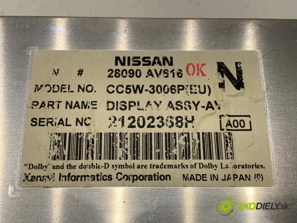NISSAN PRIMERA P12 sedan 2003 88 kW 1.9 dCi 1870 Dislpej 28090AV616 (Prístrojová doska)