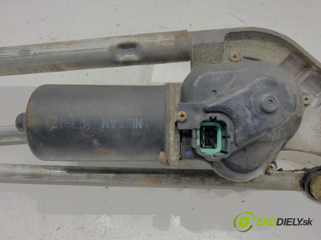 NISSAN PRIMERA P12 sedan 2003 88 kW 1.9 dCi 1870 Mechanizmus stieračov predný 28810AU310 (Motorček stieračov predný)