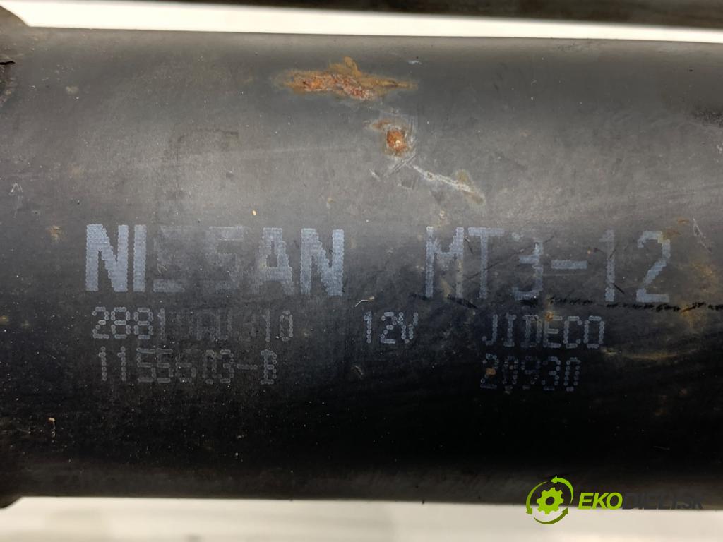 NISSAN PRIMERA P12 sedan 2003 88 kW 1.9 dCi 1870 Mechanizmus stieračov predný 28810AU310 (Motorček stieračov predný)