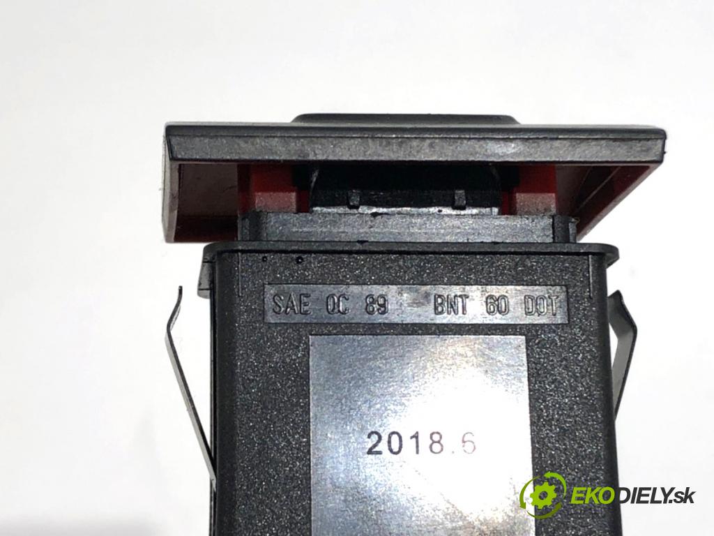 SEAT TOLEDO II sedan 2001 81 kW 1.9 TDI 1896 Spínač svetiel výstražných (núdzových)  (Prepínacie páčky pod volantom)