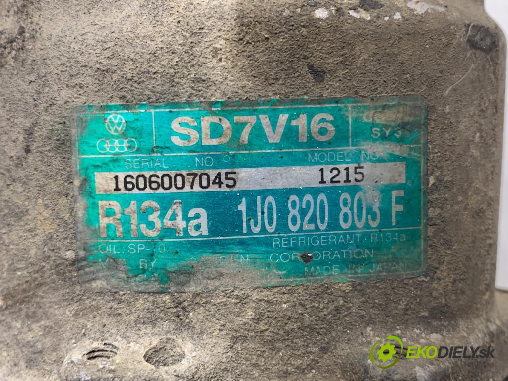 SEAT TOLEDO II sedan 2001 81 kW 1.9 TDI 1896 Kompresor klimatizácie 1J0820803F (Kompresor klimatizácie)
