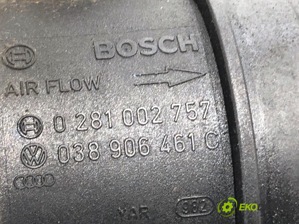 SEAT TOLEDO II sedan 2001 81 kW 1.9 TDI 1896 Váha vzduchu 038906461C (Váha vzduchu)