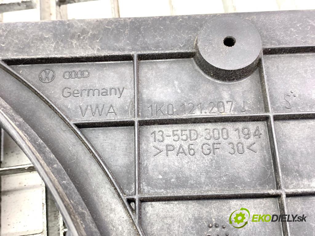SEAT ALTEA nadwozie wielkoprzestrzenne (MPV) 2004 75 kW 1.6 1595 Ventilátor chladiča 1K0121207J (Ventilátor)
