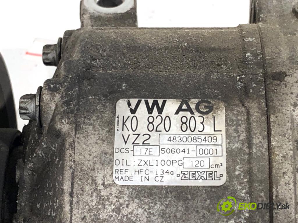 SEAT ALTEA nadwozie wielkoprzestrzenne (MPV) 2004 75 kW 1.6 1595 Kompresor klimatizácie 1K0820803L (Kompresor klimatizácie)