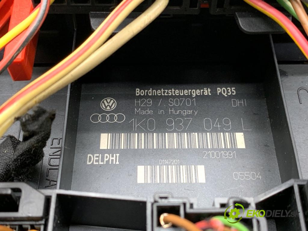 SEAT ALTEA nadwozie wielkoprzestrzenne (MPV) 2004 75 kW 1.6 1595 Modul BORDNETZ 1K0937049L (Riadiaca jednotka ostatné)
