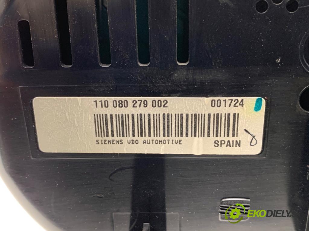 SEAT ALTEA nadwozie wielkoprzestrzenne (MPV) 2004 75 kW 1.6 1595 Prístrojovka 5P0920802F (Prístrojová doska)