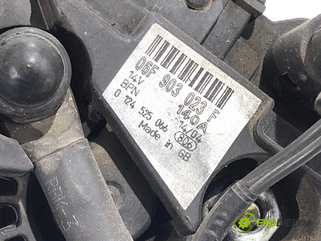 SEAT ALTEA nadwozie wielkoprzestrzenne (MPV) 2004 75 kW 1.6 1595 Alternátor 06F903023F (Alternátor)