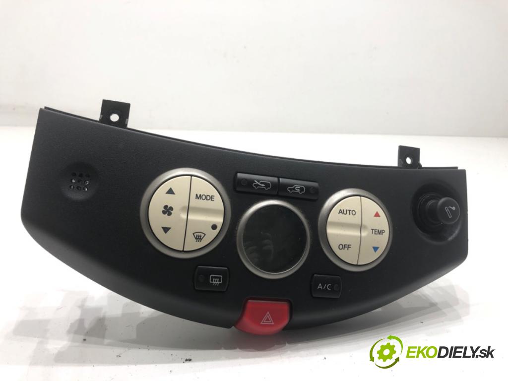 NISSAN MICRA K12 liftback 2005 65 kW 1.4 16V 1386 Panel ovládania kúrenia 27500AX711 (Prepínacie páčky pod volantom)