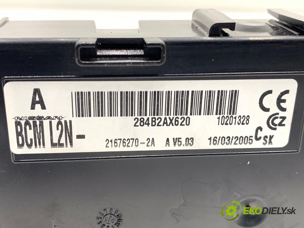 NISSAN MICRA K12 liftback 2005 65 kW 1.4 16V 1386 Modul BSM 284B2AX620 (Riadiaca jednotka ostatné)