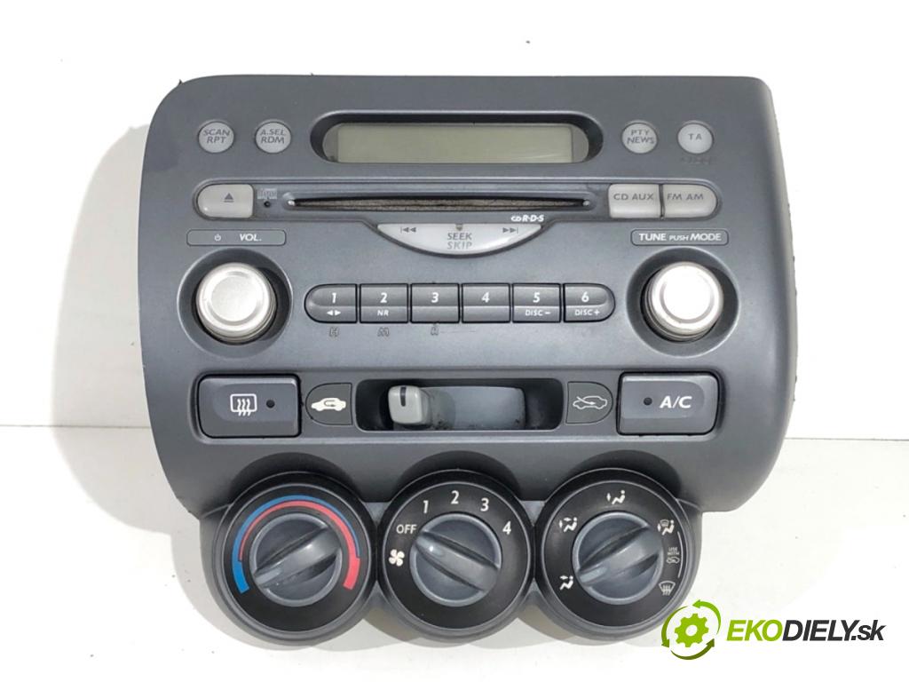 HONDA JAZZ II liftback 2004 61 kW 1.3 iDSi (GD1) 1339 RADIO 39175-SAA-G120-M1 (Audio zariadenie)