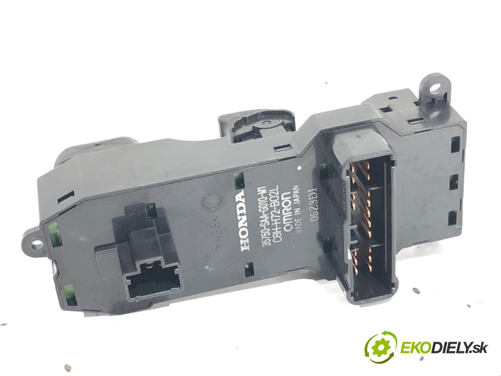 HONDA JAZZ II liftback 2004 61 kW 1.3 iDSi (GD1) 1339 Prepínač okien 35750-SAA-G010-M1 (Prepínacie páčky pod volantom)