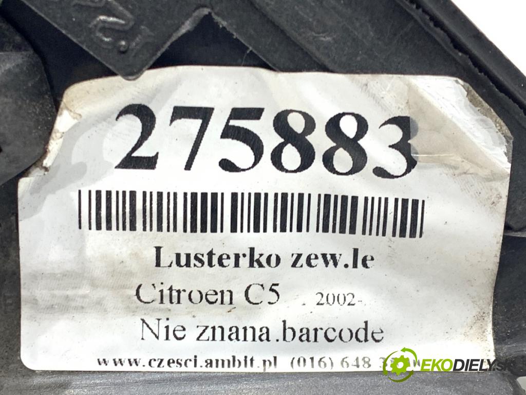 CITROEN C5 I liftback 2003 100 kW 2.0 16V (DCRFNC, DCRFNF) 1997 zpětné zrcátko levý
