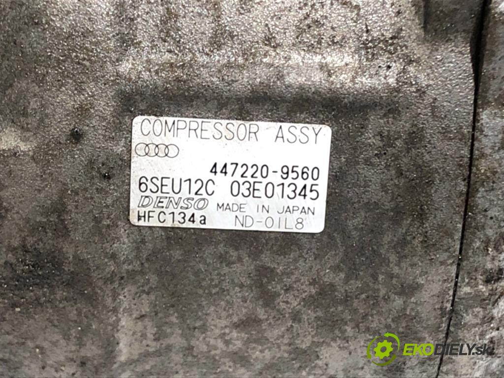 AUDI A4 B6 sedan 2003 96 kW 2.0 1984 Kompresor klimatizácie 447220-9560 (Kompresor klimatizácie)