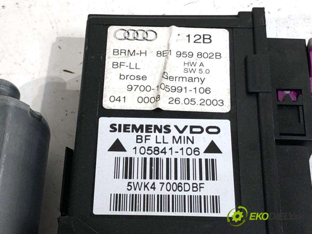 AUDI A4 B6 sedan 2003 96 kW 2.0 1984 mechanismus okna pravý přední část 8E1959802B