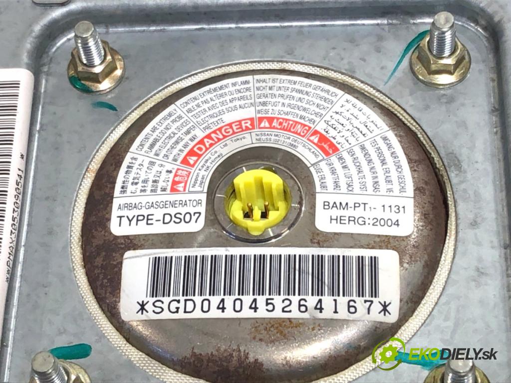 NISSAN MICRA K12 liftback 2005 65 kW 1.4 16V 1386 AirBag volantu  (Airbag)