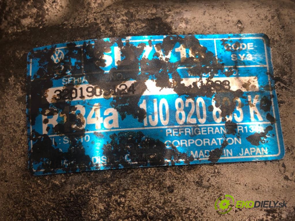VW GOLF IV Kombi 2001 66 kW 1.9 TDI 1896 Kompresor klimatizácie 1J0820803K (Kompresor klimatizácie)