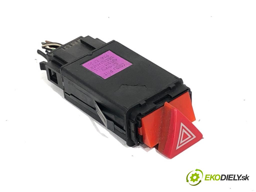 AUDI A6 C5 Kombi 2003 120 kW 2.5 TDI 2496 Spínač svetiel výstražných (núdzových) 4B0941509C (Prepínacie páčky pod volantom)