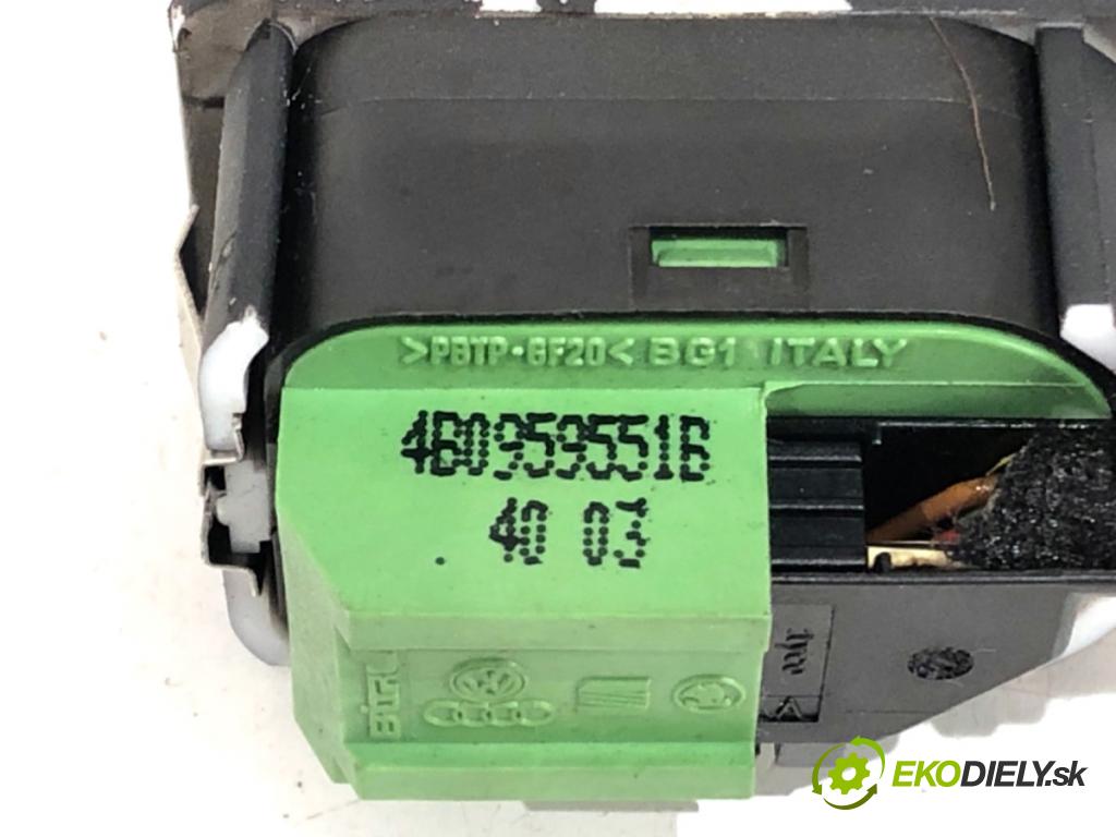 AUDI A6 C5 Kombi 2003 120 kW 2.5 TDI 2496 Prepínač nastavenia spätných zrkadiel 4B0959551B (Prepínacie páčky pod volantom)