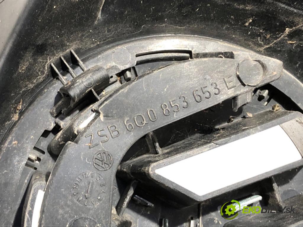 VW POLO IV 9N liftback 2007 51 kW 1.4 TDI 1422 mřížka maska 6Q0853653E 1T0853601 (Přední mřížka (maska chladiče))