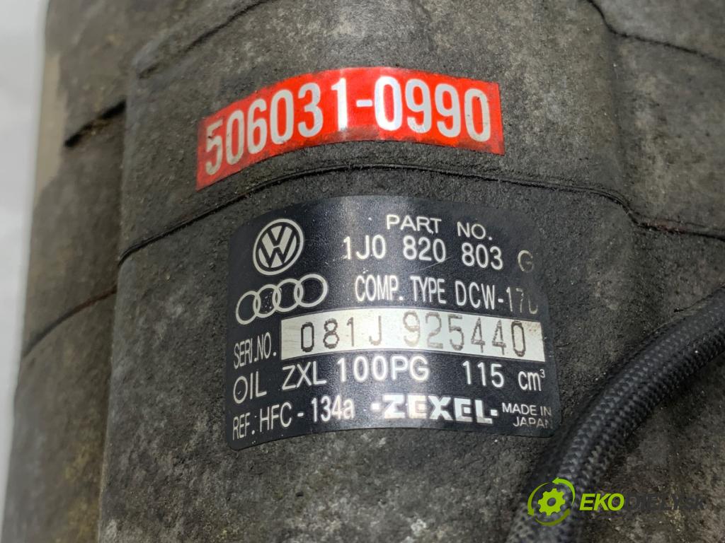 AUDI A3 8L liftback 2000 75 kW 1.6 1595 kompresor klimatizace 1J0820803G (Kompresor klimatizace)