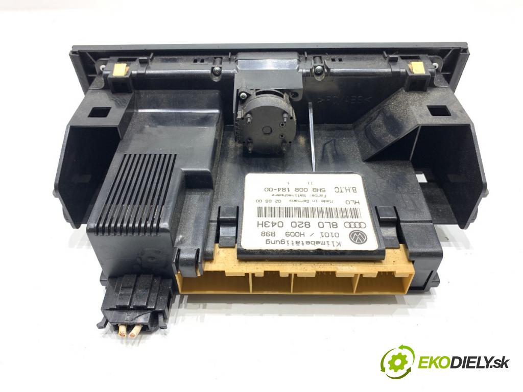 AUDI A3 8L liftback 2000 75 kW 1.6 1595 Panel ovládania kúrenia 8L0820043H (Prepínacie páčky pod volantom)