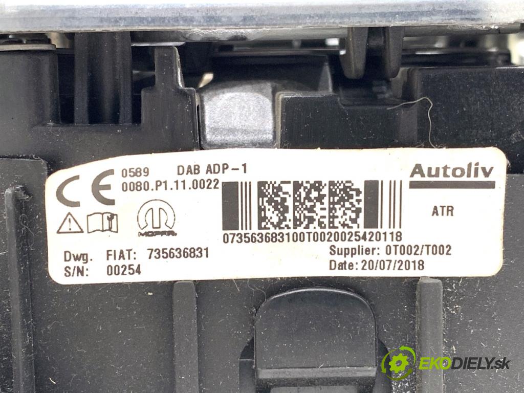 FIAT DOBLO II Autobus 2018 70 kW 1.4 (263AXA1A) 1368 AirBag volantu 735636831 (Airbag)