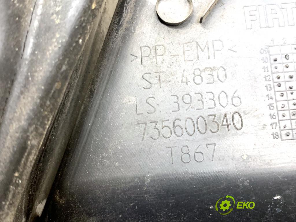 FIAT DOBLO II Autobus 2018 70 kW 1.4 (263AXA1A) 1368 Torpédo, plast pod čelné okno 735600340 (Torpédo (plast pod čelným sklom))