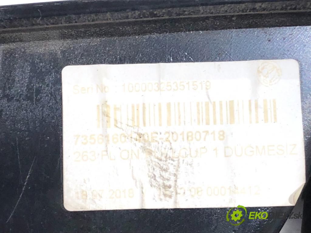 FIAT DOBLO II Autobus 2018 70 kW 1.4 (263AXA1A) 1368 klika vnitřní pravý zadní část 7356160140