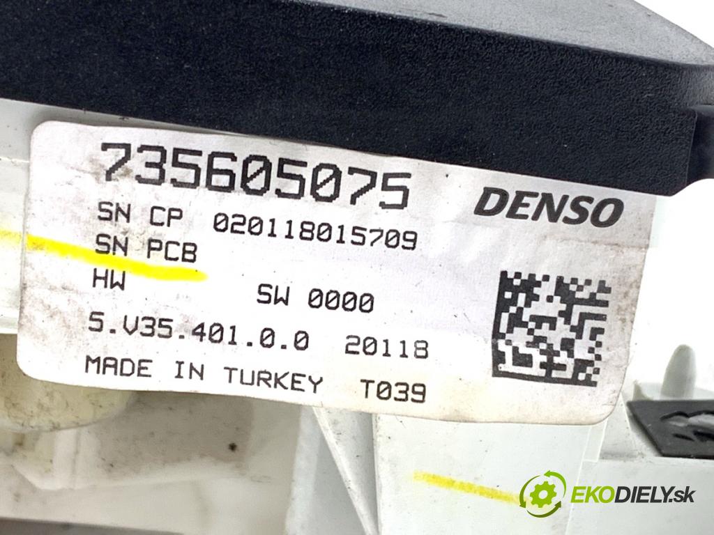 FIAT DOBLO II Autobus 2018 70 kW 1.4 (263AXA1A) 1368 Panel ovládania kúrenia 735605075 (Prepínacie páčky pod volantom)