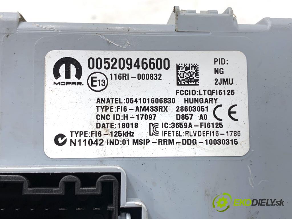 FIAT DOBLO II Autobus 2018 70 kW 1.4 (263AXA1A) 1368 modul BSI 00520946600 (Pojistková skříňka)