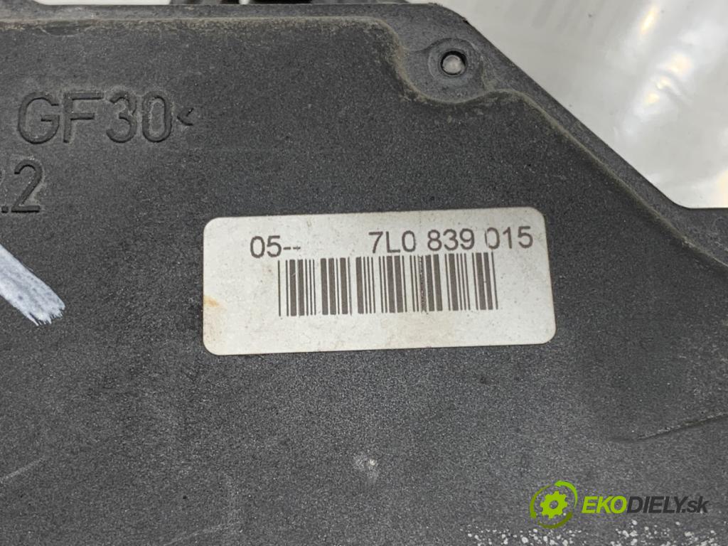 VW TOURAN nadwozie wielkoprzestrzenne (MPV) 2005 77 kW 1.9 TDI 1896 zámok dveře levý zadní část 7L0839015