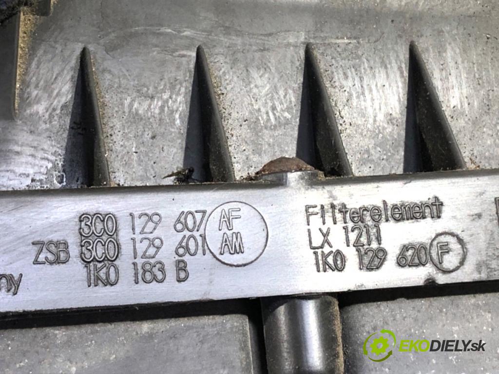 VW TOURAN nadwozie wielkoprzestrzenne (MPV) 2005 77 kW 1.9 TDI 1896 Obal filtra vzduchu 3C0129607AF (Obal vzduchového filtra)