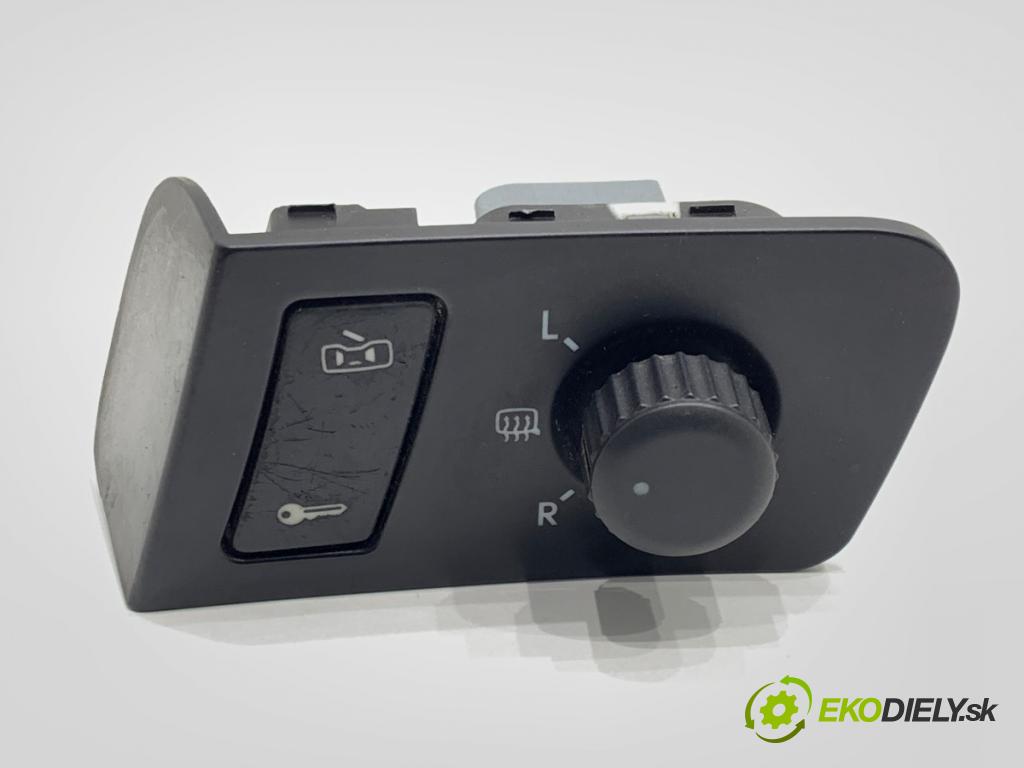 VW TOURAN nadwozie wielkoprzestrzenne (MPV) 2005 77 kW 1.9 TDI 1896 Prepínač nastavenia spätných zrkadiel  (Prepínacie páčky pod volantom)