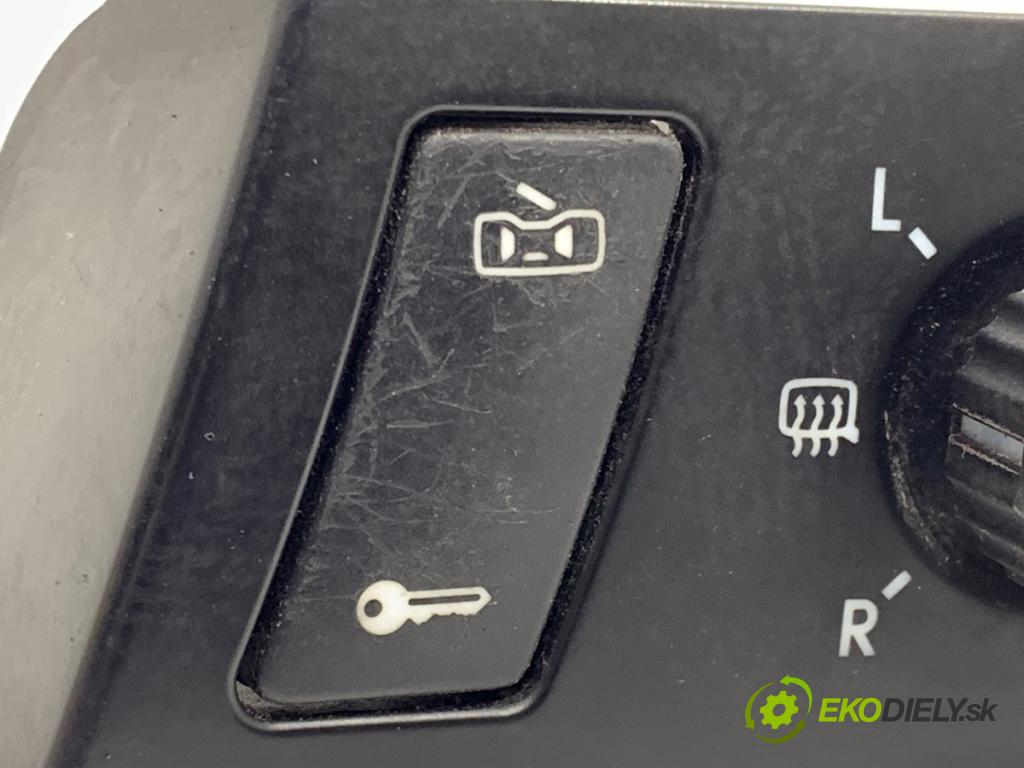 VW TOURAN nadwozie wielkoprzestrzenne (MPV) 2005 77 kW 1.9 TDI 1896 Prepínač nastavenia spätných zrkadiel  (Prepínacie páčky pod volantom)