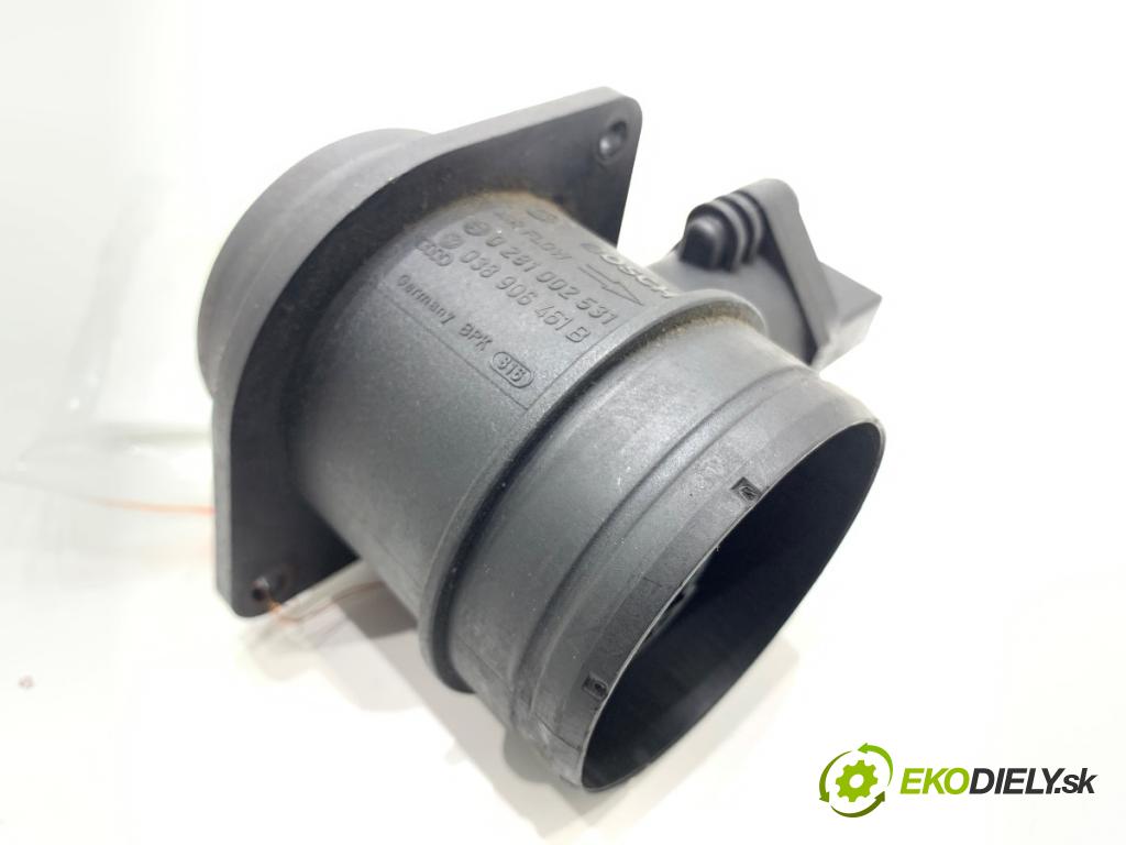 VW TOURAN nadwozie wielkoprzestrzenne (MPV) 2005 77 kW 1.9 TDI 1896 Váha vzduchu 038906461B 0281002531 (Váha vzduchu)